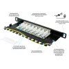 GoodConnections Alcasa GC-N0130 Cat6a tienený RJ45 Keystone modul - 10GbE, 22-26 AWG, čierny