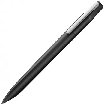 LAMY xevo guľôčkové pero – čierne puzdro, modrý atrament, stredná hrúbka čiary, mechanické stláčanie, ergonomická úchopová zóna 1233836