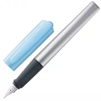 LAMY nexx plniace pero azúrové/strieborné A začiatočnícky hrot (1238589)