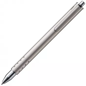 LAMY Swift palladium roller - zasúvateľná spona, kovové puzdro, stredná čierna náplň 1226052