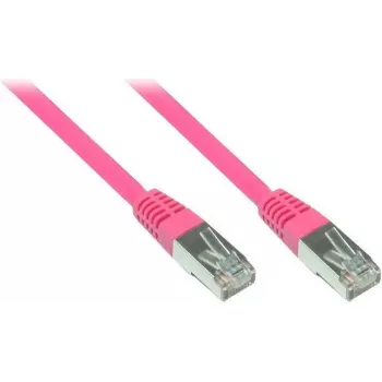 GoodConnections RNS patch kábel s ochranou západky, Cat. 5e, SF/UTP, PVC, 100 MHz, magenta, 7,5 m (855M-075)