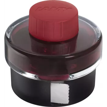 LAMY T 52 atramentová fľaša pre plniace pero, sepia, 50 ml s integrovanou nádržkou na atrament a stabilnou podstavou 1240232