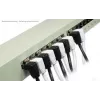 Good Connections Cat 5e F/UTP patch kábel, 3m, čierny, 90° zahnuté RJ45 konektory 805S-030WI
