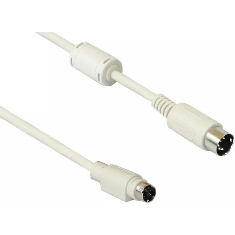 Good Connections 4251-STS adaptérový kábel pre klávesnicu Mini DIN 6-pinová vidlica na DIN 5-pinovú vidlicu