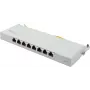 GoodConnections Alcasa GC-N0111 Cat6 tienený RJ45 keystone modul - sivý