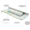 GoodConnections Alcasa GC-N0111 Cat6 tienený RJ45 keystone modul - sivý