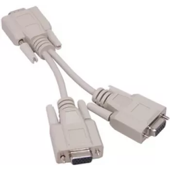 GoodConnections VGA Y rozbočovací kábel 0,2 m čierny P-4302Y