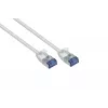 GoodConnections RNS SlimLine Cat.6A U/FTP LSZH patch kábel, 5 m, biela 8060-HS050W
