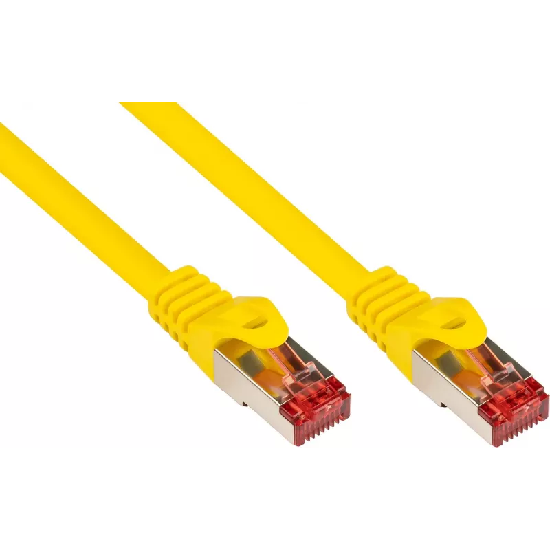 GoodConnections RNS® Cat. 6 S/FTP patch kábel so Snagless Boot, PiMF, PVC, 250 MHz, žltá, 25 m 8060-250Y