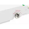 GoodConnections GC-N0113 Desktop Cat.6 8-port STP patch panel, 0,5U, bez nástrojov, čistá biela RAL9010