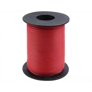 Donau Elektronik 105-0-100 inštalačný vodič 1 x 0,20 mm² červený 100 m