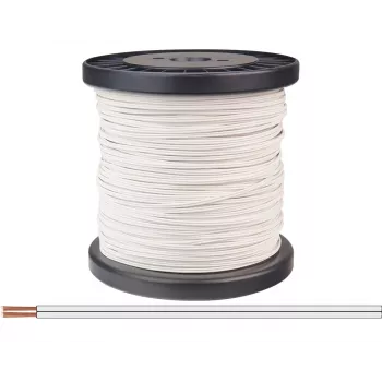 Donau Elektronik 218-55-100 lanko 2 x 0,14 mm² biela 100 m