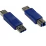 GoodConnections Alcasa USB-AD34 adaptér USB-A na USB-B, modrý