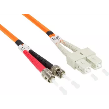 GoodConnections OM2 duplex multimode LWL patch kábel ST/SC, 50/125µm, 5m, oranžový LW-805TC