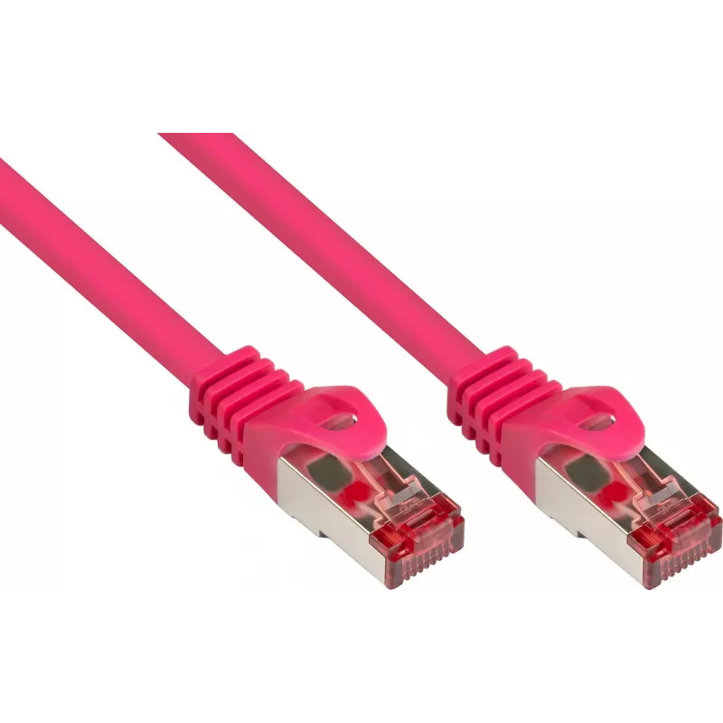 GoodConnections Alcasa 40m Cat6 S/FTP sieťový patch kábel RJ-45 konektor samec na samec purpurový 8060-400M