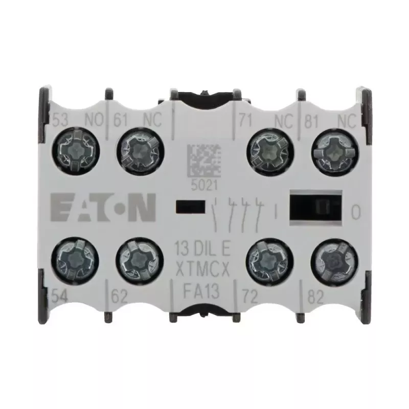 Eaton 13DILE polohový spínač, 1NO+1NC, tlačník, IP65, čierny/biely 002397