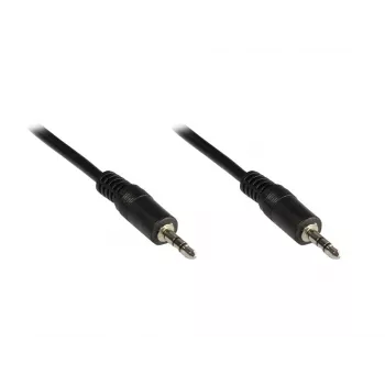 GoodConnections 3,5mm stereo jack kábel 2,5m konektor samec na samec čierny 1970-02