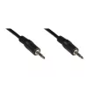 GoodConnections 3,5mm stereo jack kábel 2,5m konektor samec na samec čierny 1970-02