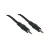 GoodConnections 3,5mm stereo jack kábel 2,5m konektor samec na samec čierny 1970-02