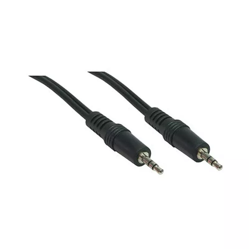 GoodConnections 3,5mm stereo jack kábel 2,5m konektor samec na samec čierny 1970-02