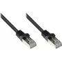 Alcasa 855S-015 Cat5e SF/UTP Prepojovací kábel, RJ45, 1,5 m, čierny