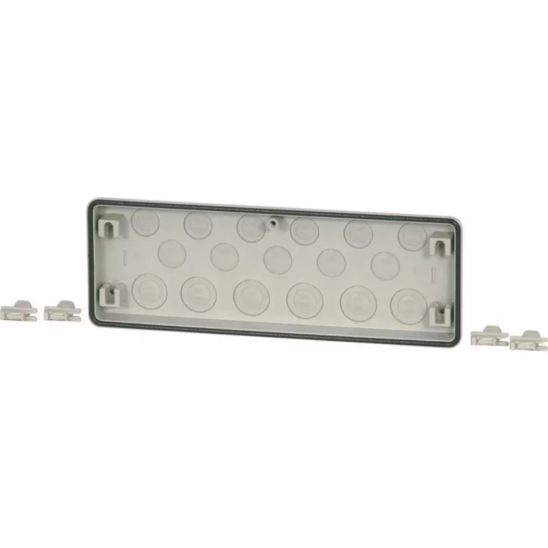 Eaton FL4-3 príruba rozvádzača, sivý polykarbonát, 329 x 23 x 116 mm 017236