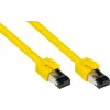 GoodConnections Alcasa Cat8.1 S/FTP Ethernet patch kábel, RJ45, žltá, 1,5 m 8080-015Y