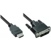Good Connections HDMI na DVI-D Single Link video kábel 1m čierna 4510-DD1