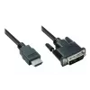 Good Connections HDMI na DVI-D Single Link video kábel 1m čierna 4510-DD1