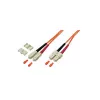 GoodConnections OM2 duplex multimode SC/SC optický patch kábel, 15 m LW-815SC