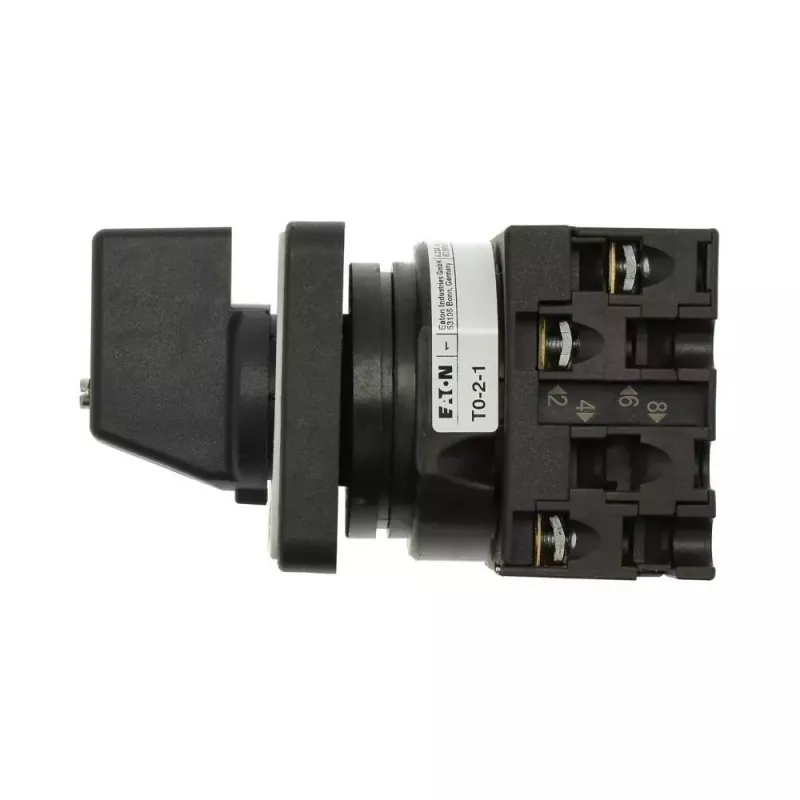 Eaton T0-2-1/E vačkový spínač 20A 2-pólový 90° sivý/čierny 024639