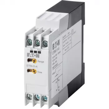 Eaton ETR4-11-A multifunkčné časové relé, 24-240 V AC/DC, 1 prepínací kontakt, DIN lišta 031882