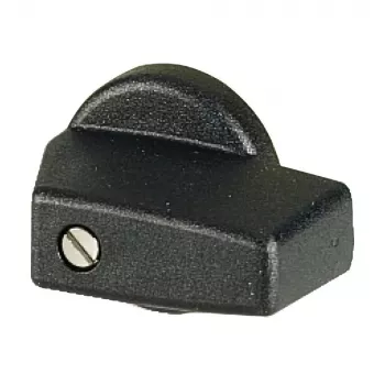 Eaton RMQ-Titan otočná rukoväť KNB-T0, čierny plast, predná montáž, 22,5 mm, IP66/IP67/IP69K 038909