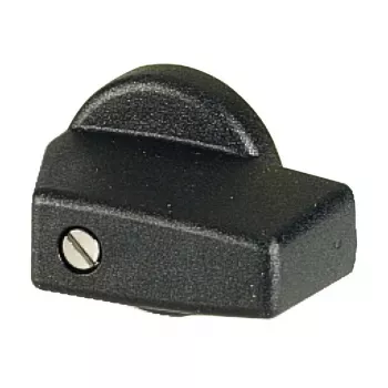 Eaton RMQ-Titan otočná rukoväť KNB-T0, čierny plast, predná montáž, 22,5 mm, IP66/IP67/IP69K 038909