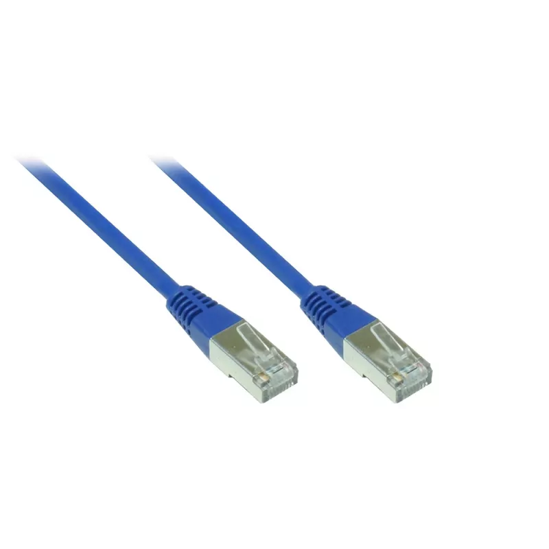 Good Connections Cat. 5e F/UTP patch kábel, RJ45, modrá, 3 m 805B-030