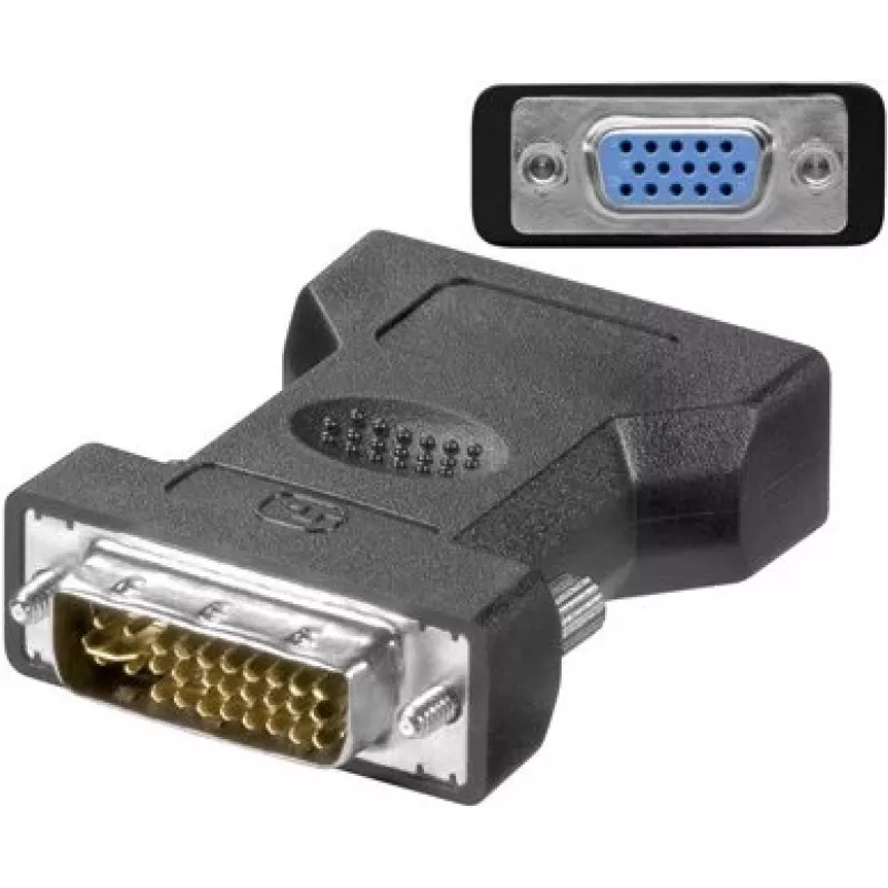 GoodConnections VGA konektor samica na DVI 24+5 konektor samec adaptér (VGA-DVI)