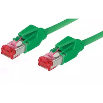 Good Connections Cat.6 S/FTP PiMF bezhalogénový patch kábel, Hirose RJ45, zelená, 7 m 8066-107G