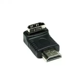 Good Connections HDMI adaptér 19-pin konektor samec na konektor samica, zahnutý nadol, čierny (HDMI-FMWU)