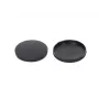 GoodConnections Alcasa 9870-65 predný kryt objektívu 65 mm Center-Pinch Snap-On čierny