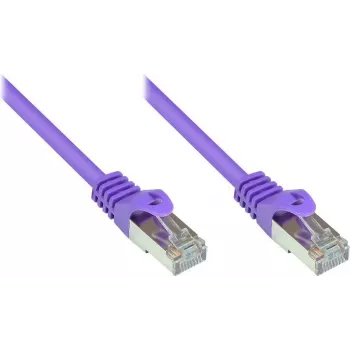 GoodConnections Alcasa 0,3 m Cat5e SF/UTP RJ45 patch kábel, fialový 855V-003