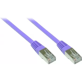GoodConnections Alcasa 0,3 m Cat5e SF/UTP RJ45 patch kábel, fialový 855V-003