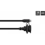 GoodConnections IC01-16U3102-010 S1 priemyselný USB-C kábel, USB 3.2 Gen 2, zástrčka na vstavanú zásuvku, M16, IP65/67, 1 m