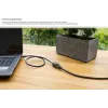 GoodConnections Cat.7 S/FTP RJ45 predlžovací kábel s ochranou západky, bezhalogénový, 1 m, čierny 8070VR-010S