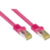 GoodConnections 8070R-400M Cat.7 S/FTP RJ45 patch kábel, PiMF, bez halogénov, 600 MHz, OFC, ochrana západky RNS, 40 m, purpurový