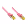 GoodConnections 8070R-400M Cat.7 S/FTP RJ45 patch kábel, PiMF, bez halogénov, 600 MHz, OFC, ochrana západky RNS, 40 m, purpurový