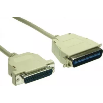 GoodConnections Premium paralelný tlačiarňový kábel, DB25 konektor samec na Centronics 36 konektor samec, 0,6 m, sivý, dvojito tienený 4090-06