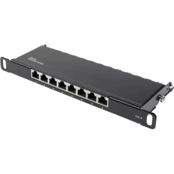 GoodConnections Alcasa GC-N0124 Cat6 tienený RJ45 Keystone Jack - bez nástroja, Gigabit Ethernet, čierny