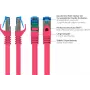 GoodConnections RNS® Cat. 6A S/FTP patch kábel s ochranou západky, bezhalogénový, purpurový, 20 m (8060-H200M)
