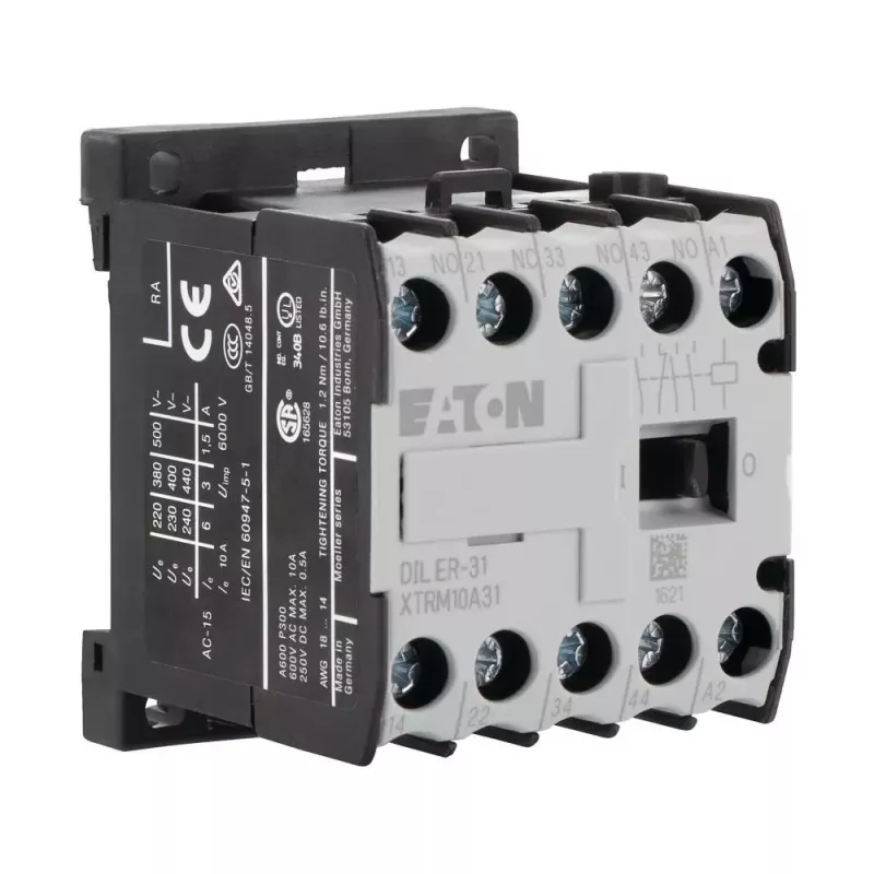 Eaton pomocný stýkač 24 V AC 3 NO + 1 NC - skrutkové svorky (DILER-31-24)