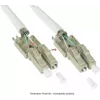 GoodConnections OM5 LC/LC duplex uniboot optický patch kábel, 5 m, LSZH, limetkovozelená LW-U815LC5